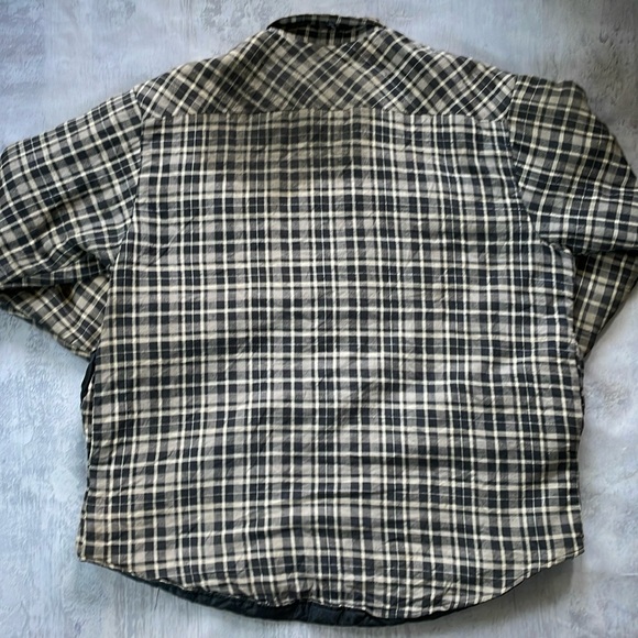 Vintage Buckeye Dickies Distressed Workerd Plaid Jacket With Pearl Snaps - Picture 8 of 8